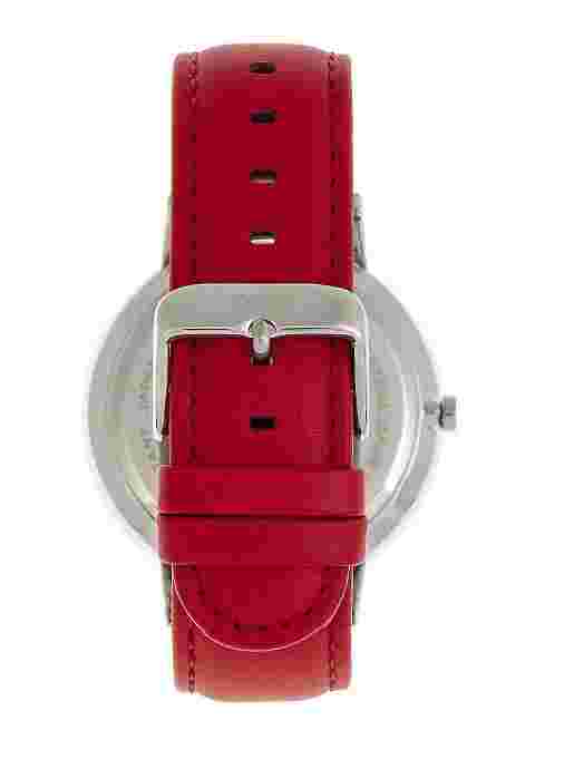 Simplify The 6500 Quartz Black Dial Red Leather Watch SIM6503