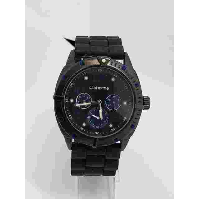 Claiborne men's sport watch. Multi function black face CLM 1013 Working watch