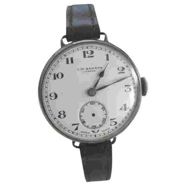 J.W. Benson London 15' Jewels Mechanical Watch - Swiss Made