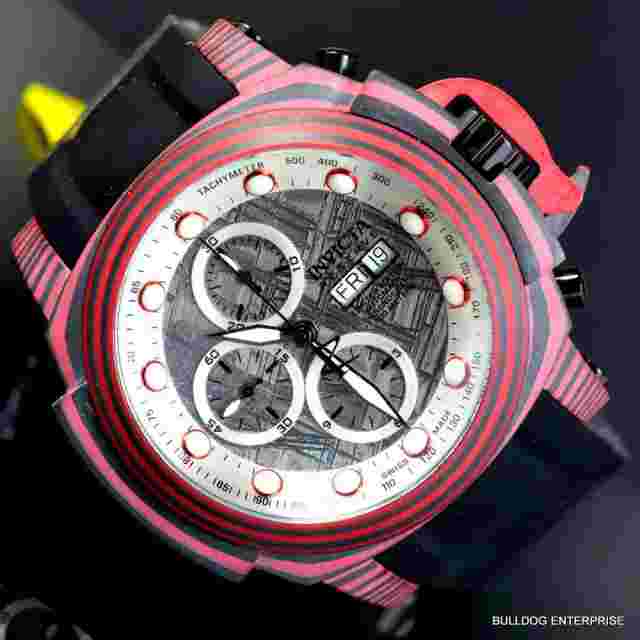 Invicta Reserve Carbon Meteorite Swiss Made Sellita SW500 Auto Watch #002 New