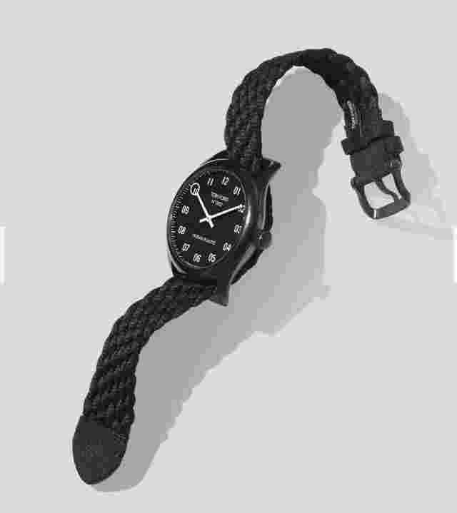 TOM FORD No. 002 Ocean Plastic Braided Bracelet Watch