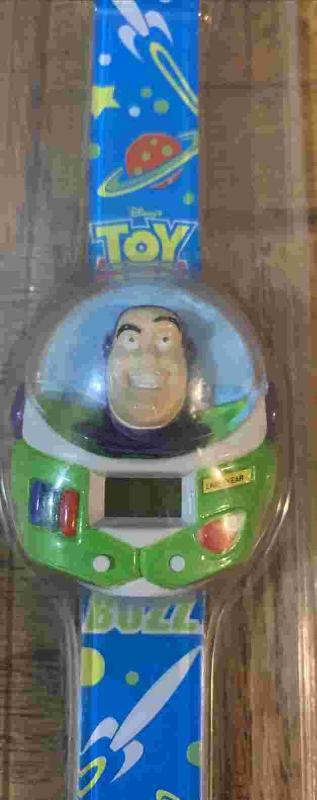Toy Story Buzz Lightyear Children's Adjustable LCD Watch-Needs Battery-NEW