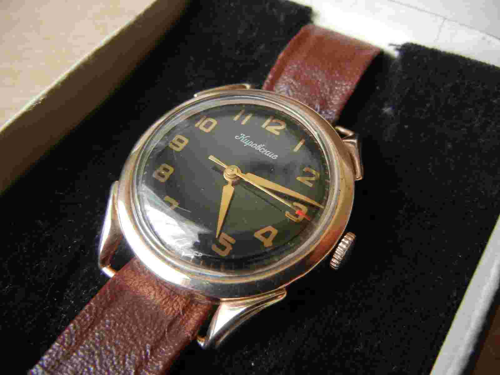 1958 year KIROVSKIE GOLD 14K 583 BEAUTIFUL BODY SOVIET RUSSIAN WATCH