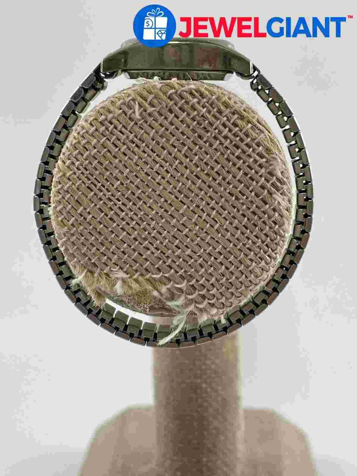 SHARP WATCH 6 INCH SILVER-TONE STAINLESS STEEL NEEDS BATTERY #FL673