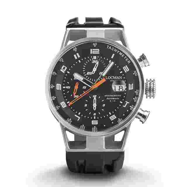 Cronografo Uomo Multifunzione Automatico Montecristo Locman - 0516A01S00BKORSK