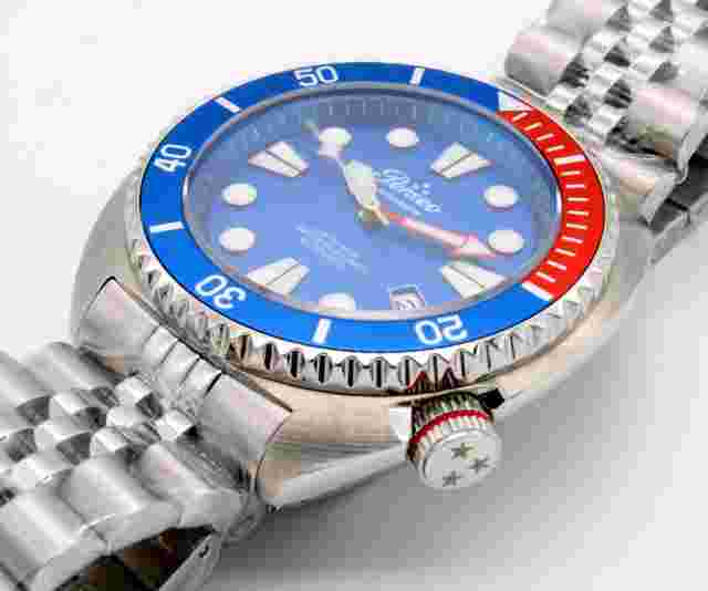 Perseo Sub Automatic Mechanical Watch Pepsi 200 Meters 20 ATM Sapphire 90531.02