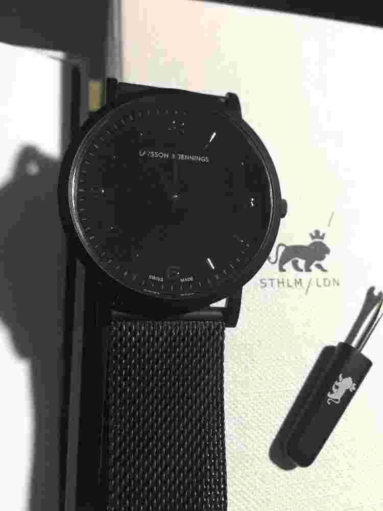 Larsson and Jennings lugano 39mm matte black.