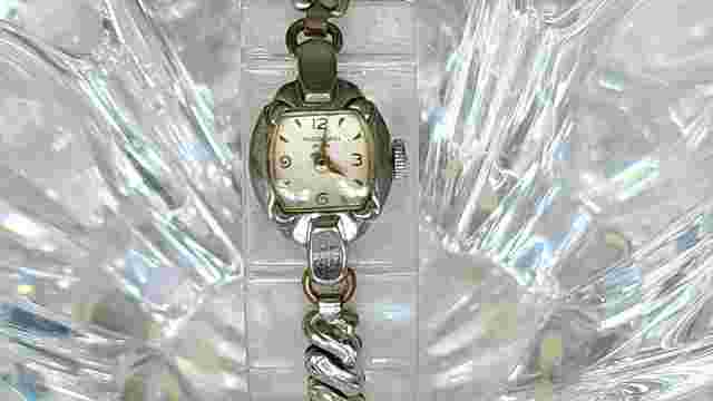 Wadsworth Avia Vintage Windup White 10k Rgp Womens Watch (A214)