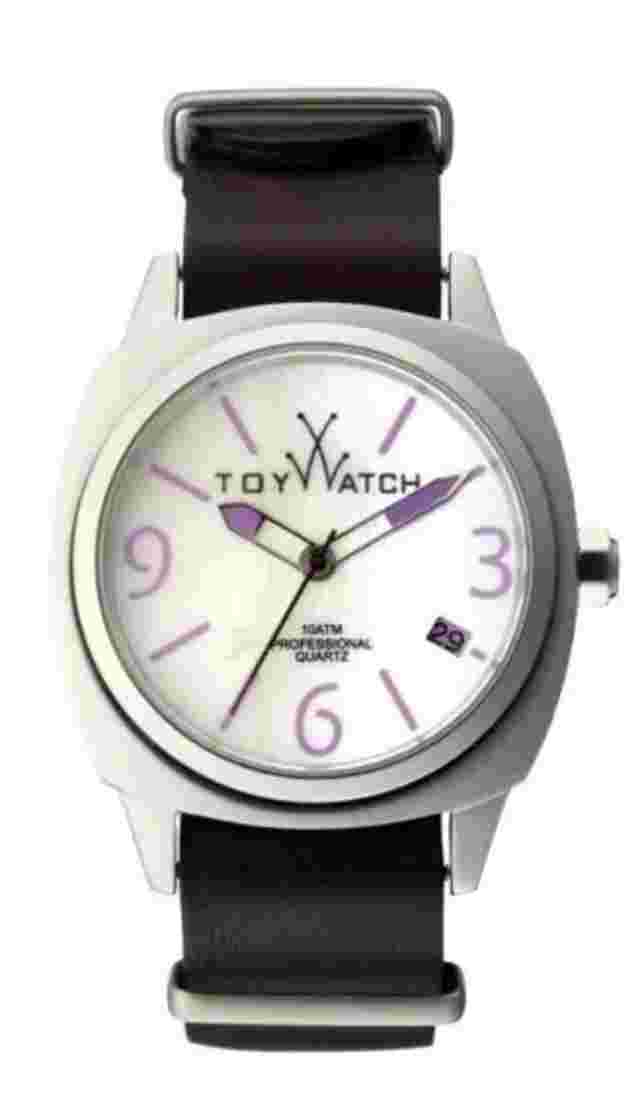 Toy Watch Icon Mother Of Pearl Purple Leather Stap Band Unisex Ico1pr 2102