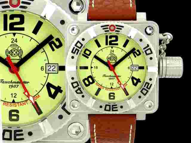 XL HEAVY German U-Boot Crown Protection SWISS-GMT T0146