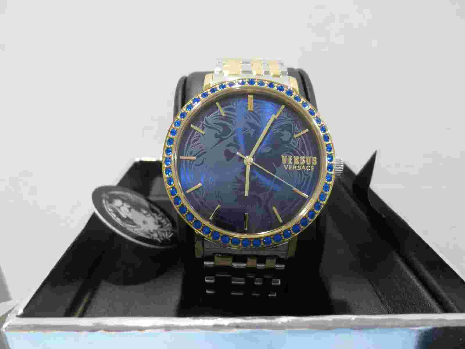 Versus by Versace Women's S24110016 MANHASSET Swavorski Crystals Two Tone Watch