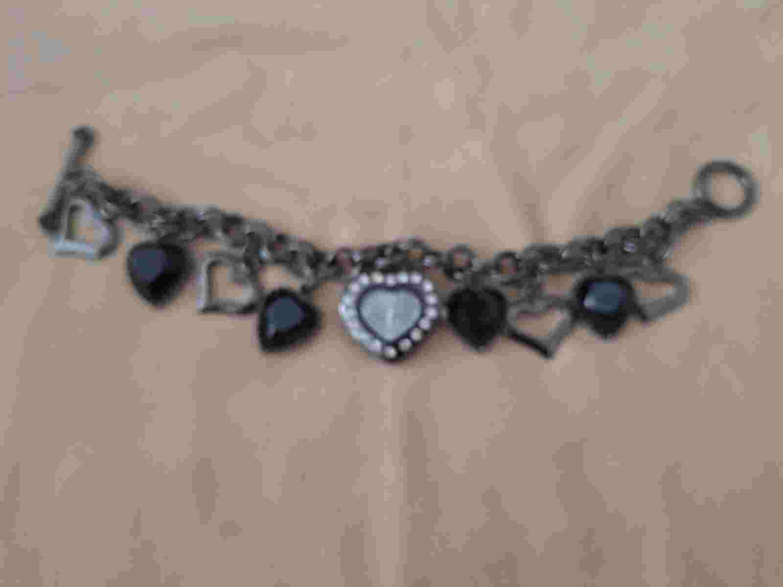 Figaro Couture Watch Chain Bracelet & Charms *Needs Battery*