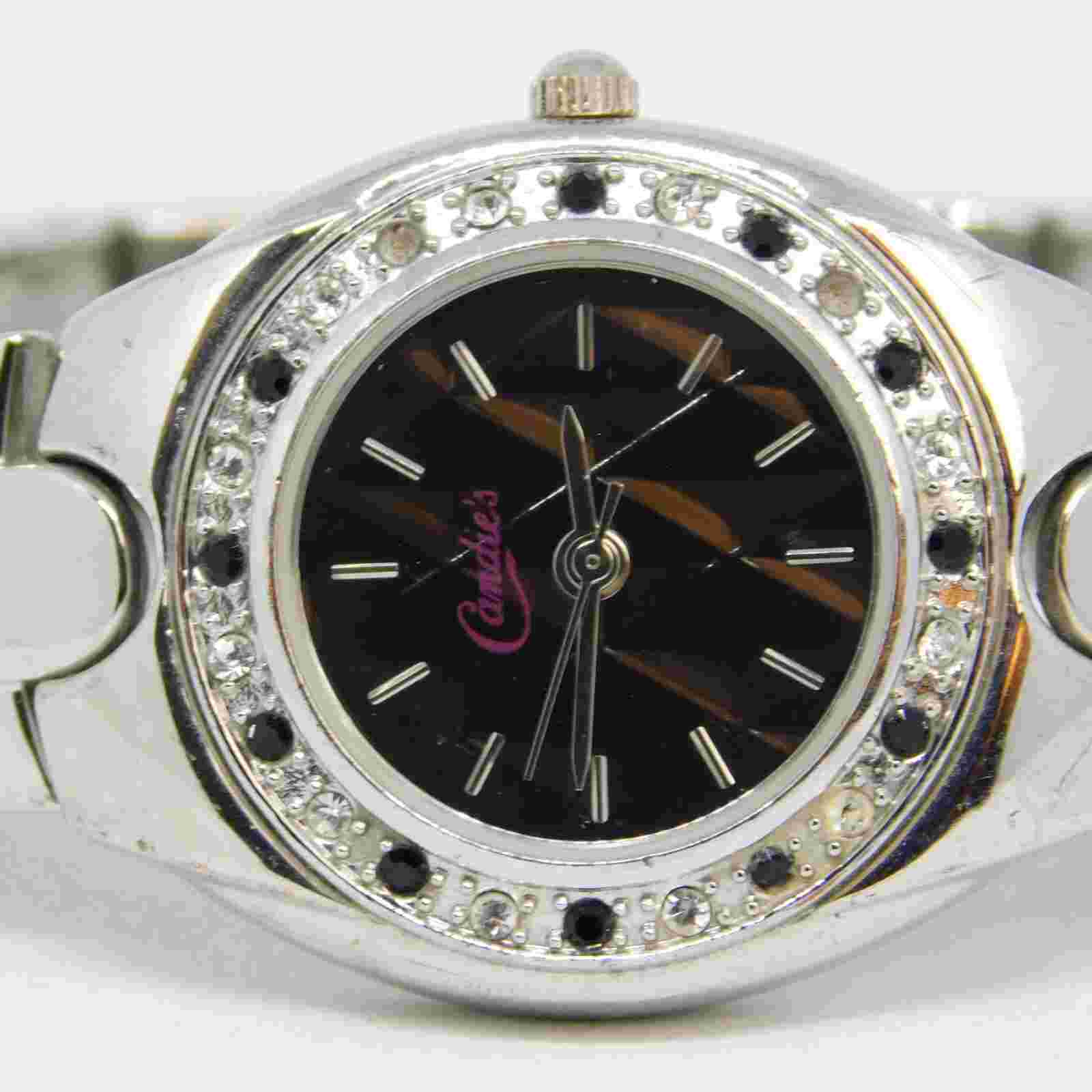 Candie's CAN043F Silver Tone Quartz Analog Women's Watch Sz. 6 1/2" New Battery