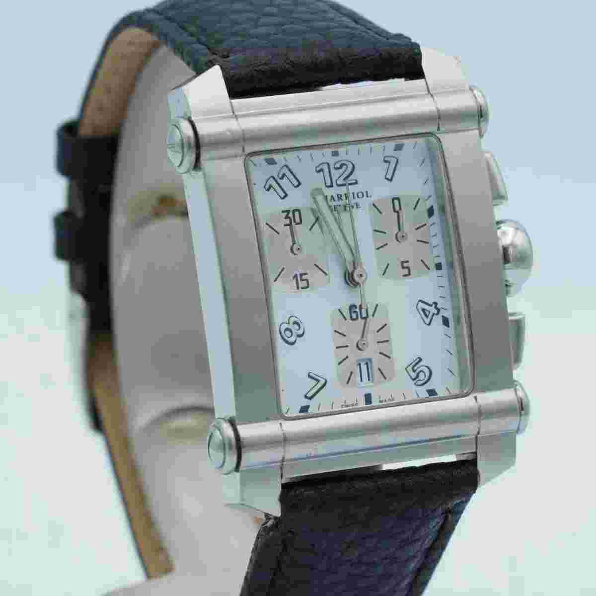 Philippe Charriol Columbus Chrono Men's Watch 060CXL-0 Quartz 32MM Vintage