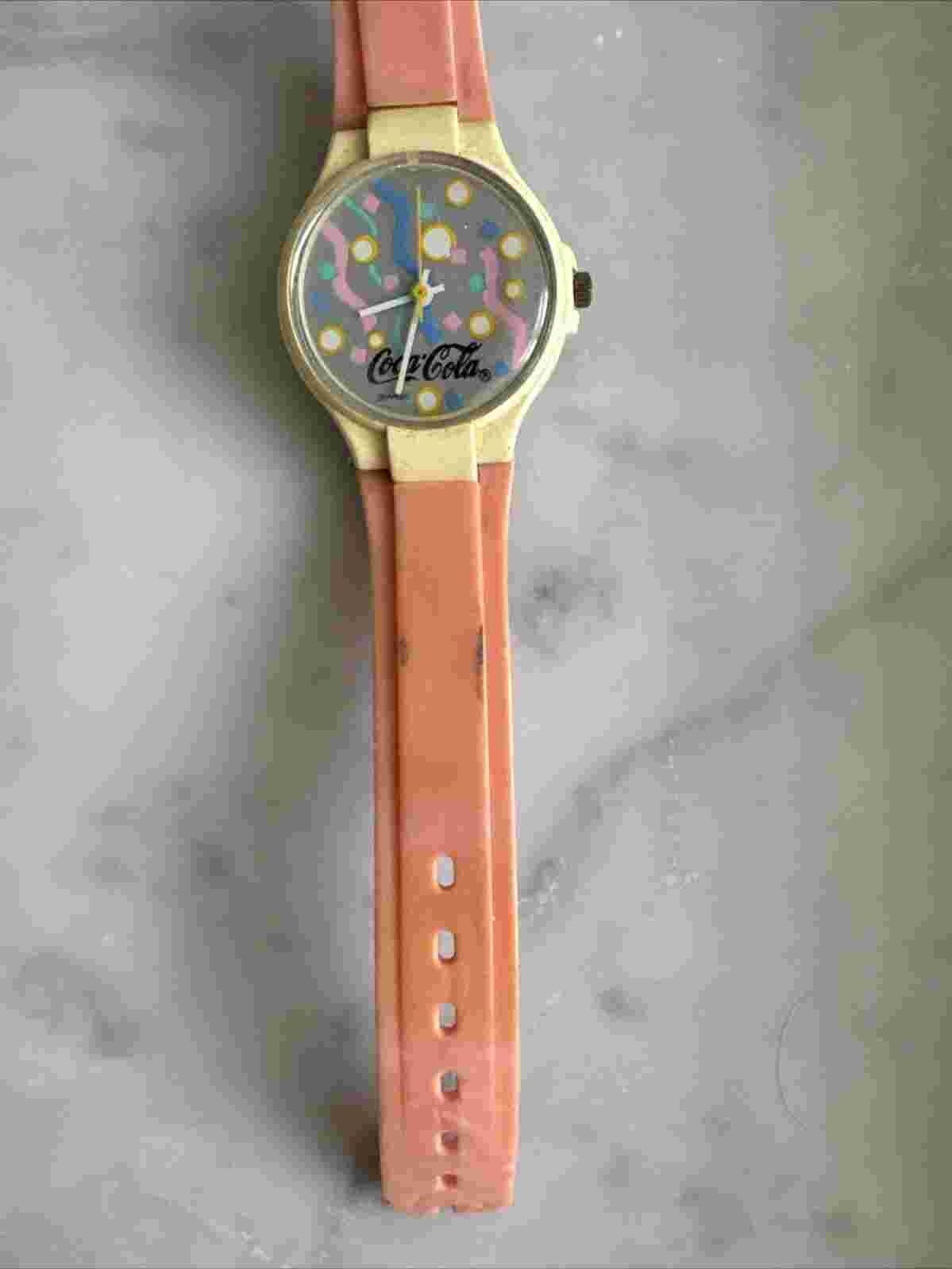 Vintage COCA-COLA WATCH Women's Pink  Swatch  Watch