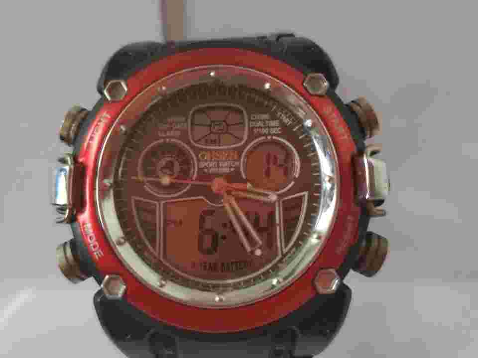 Mens Ohsen Dual Time Multi-Function Digital/Analogue Sport Military Watch AD0721