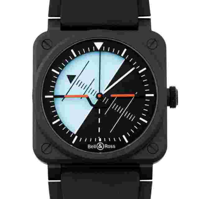 Bell & Ross BR03 Horizon BR03A-HRZ-CE/SRB 999 pieces limited men's watch G0216