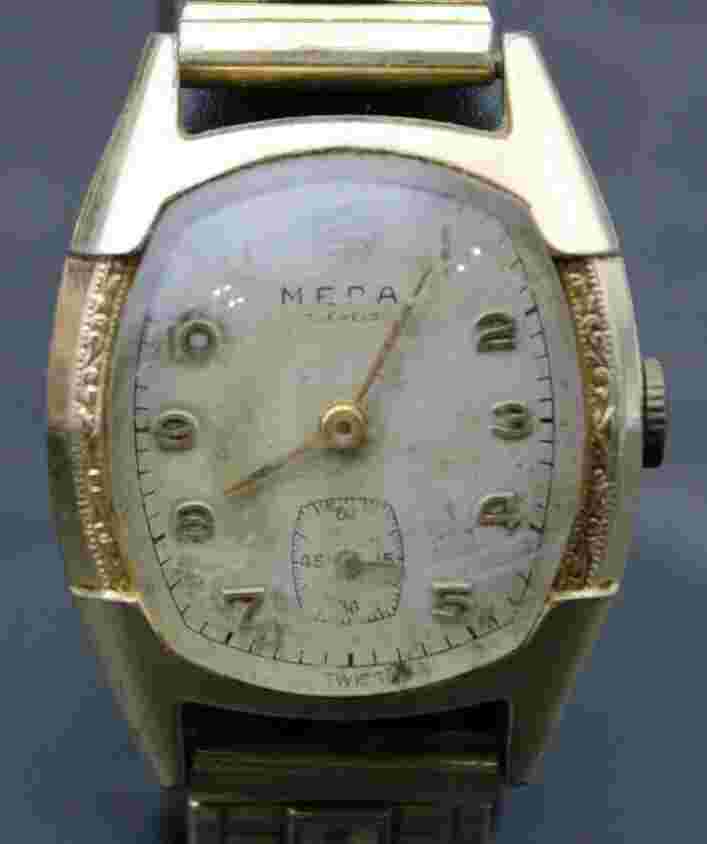 MEPA 17j SWISS WRIST WATCH MECHANICAL 28.6x37.3mm 16mm LUG (S3R2)