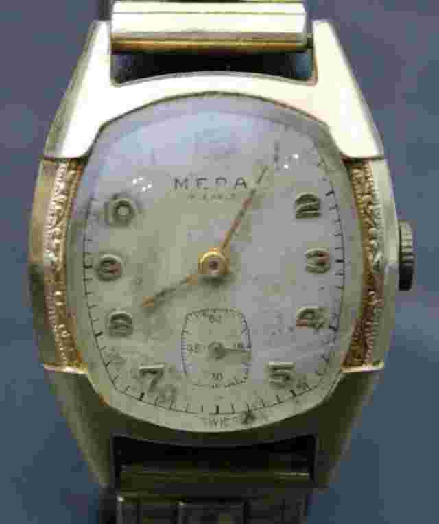 MEPA 17j SWISS WRIST WATCH MECHANICAL 28.6x37.3mm 16mm LUG (S3R2)