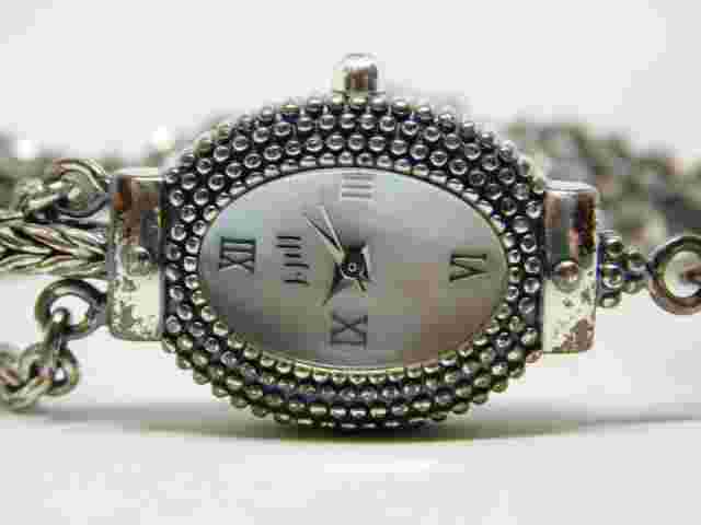 J. Jill Silver Tone Quartz Analog Ladies Watch Sz. 6 3/4"