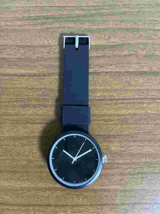 DAISO Stylish Simple Watch Black  Limited Edition new From Japan