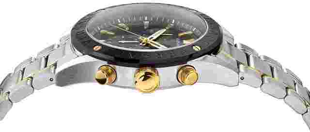 Versace V-Chrono Chronograph Quartz Black Dial Men's Watch VEHB00619
