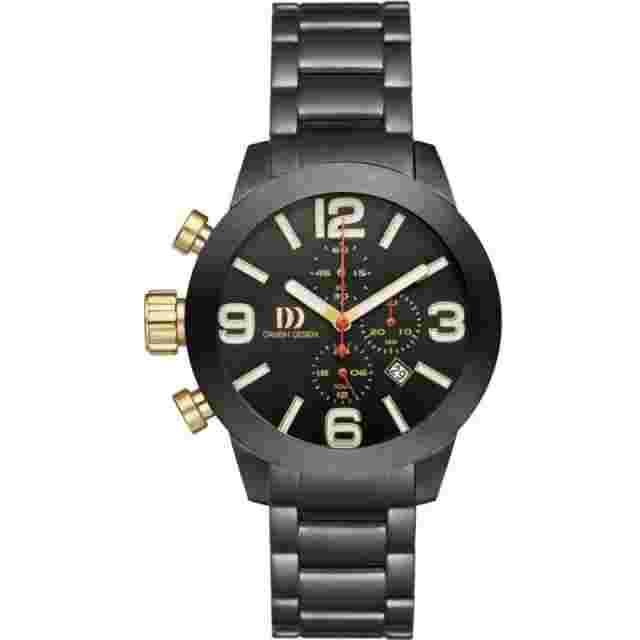 Danish Design IQ64Q916 48mm Chronograph Stainless Steel Quartz Sport Men's Watch
