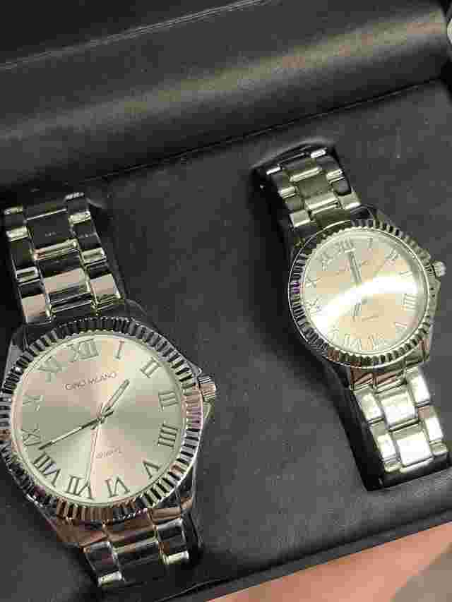 Gino Milano His And Hers Watches. Little Scratches On The Back