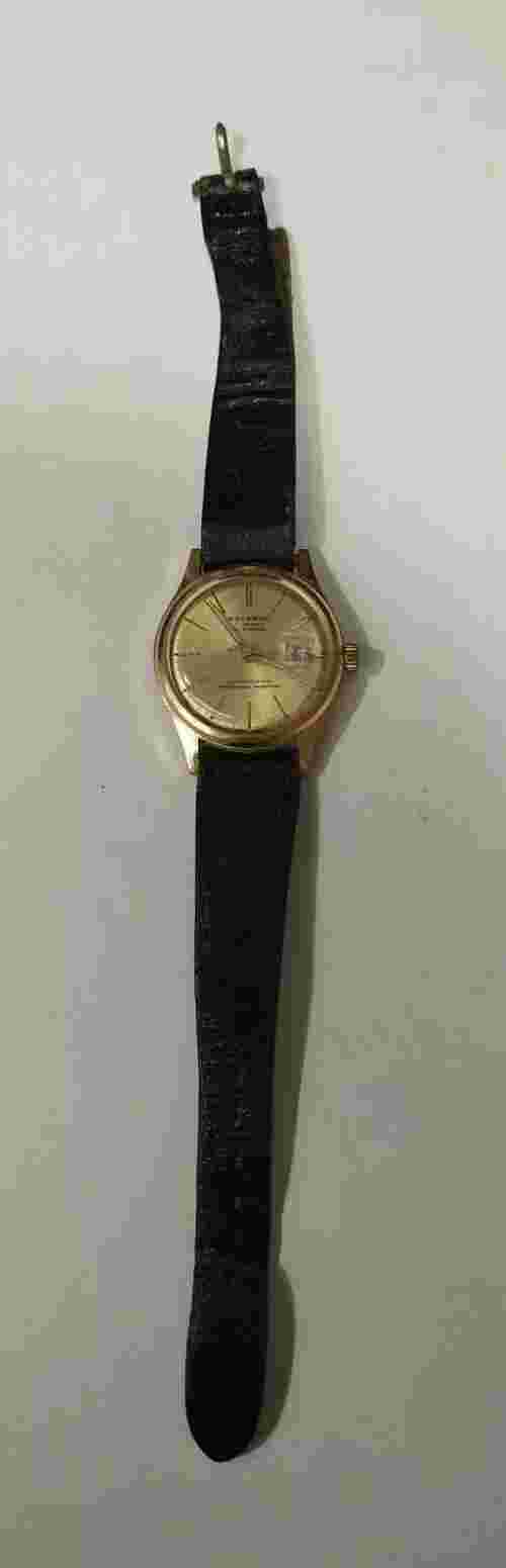 Vintage Navarre 17 Jewels Mens Watch Working Condition