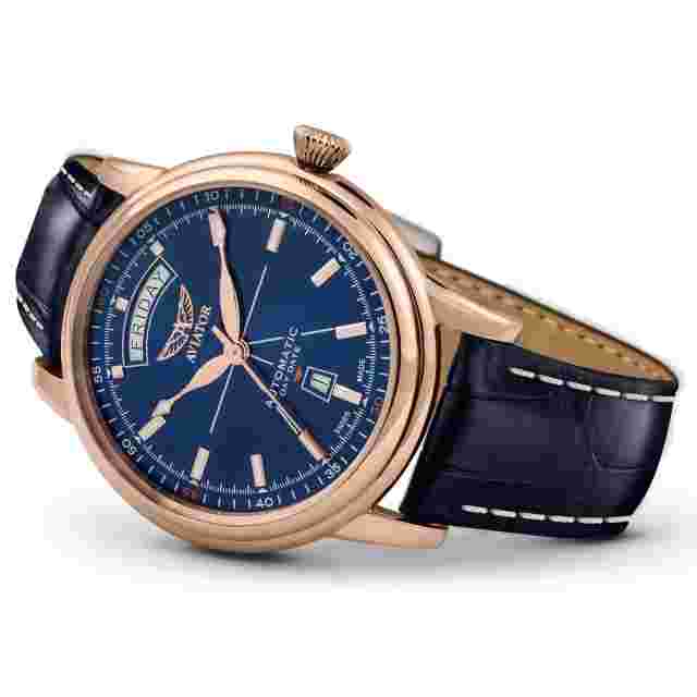 Aviator Douglas Day Date - V.3.20.2.225.4 Mens Automatic Watch