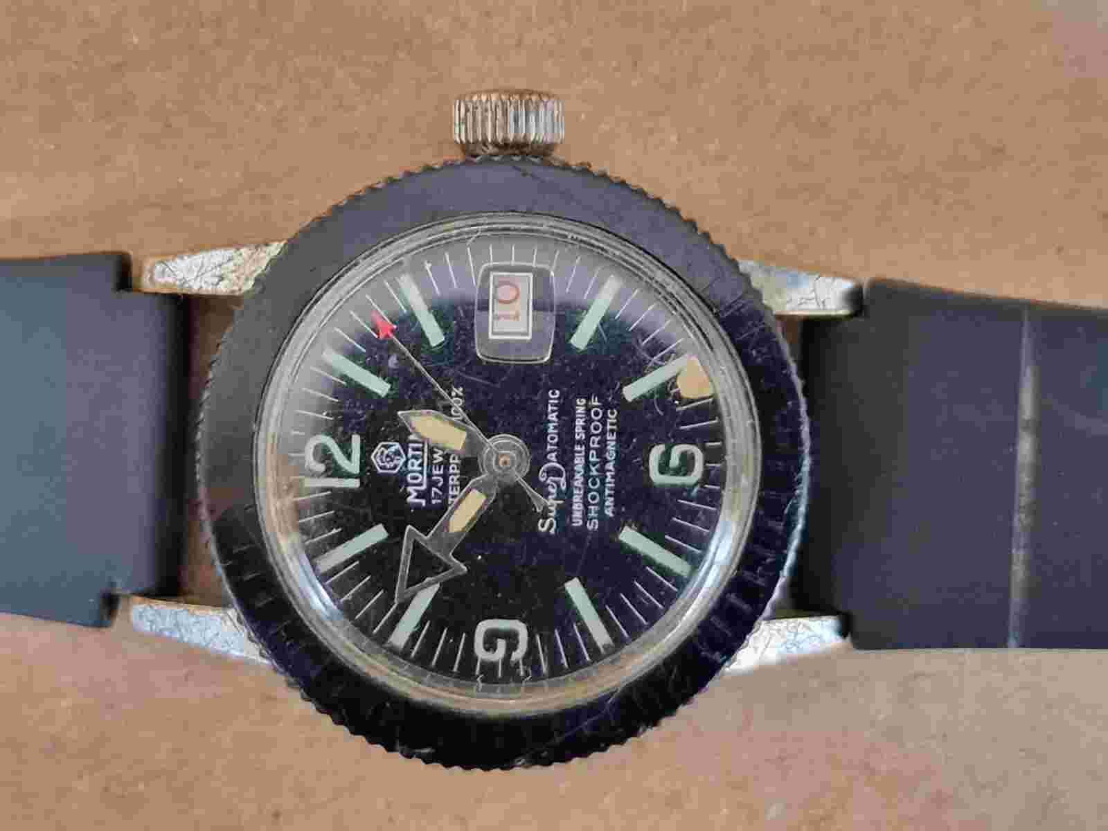 mortima divers super Datomatic ladies Manuel watch.