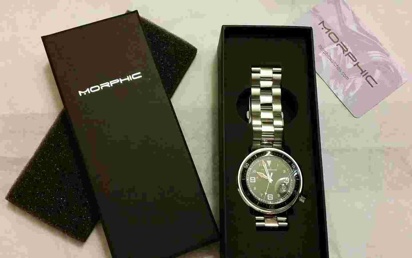 MORPHIC Mens Watch MPH7407 42mm 5 ATM Stainless Steel