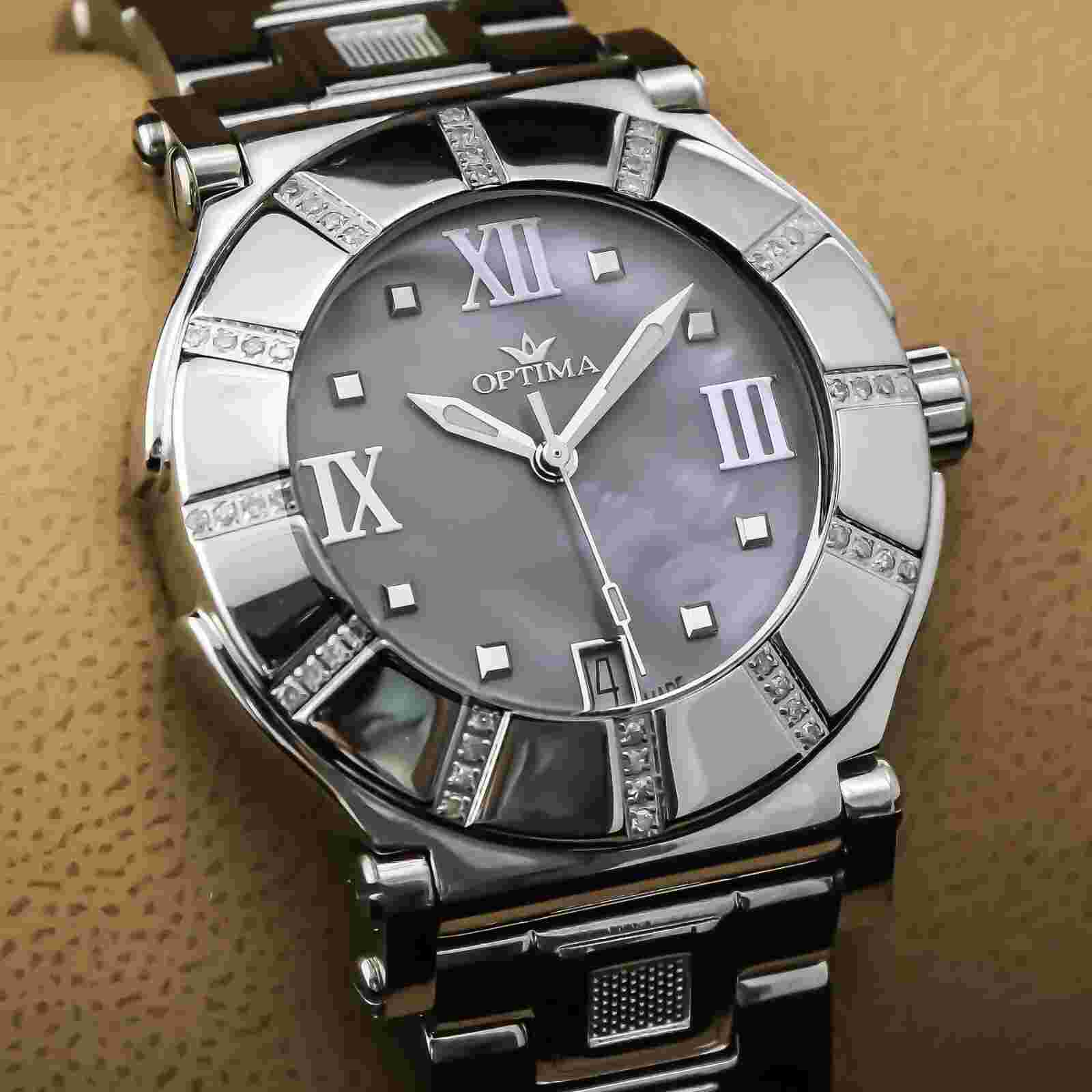 Optima • 38mm • Watch • Date SubDay • WR 5  ATM • OSL300-SS-D-2