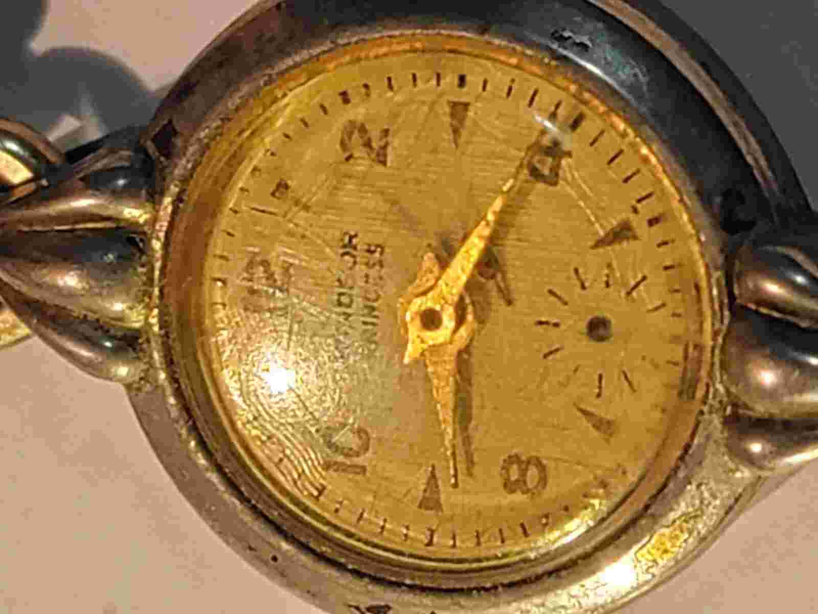 Windsor Princess Vintage Watch Does Not Run Buckle Style Band second Hand Loose