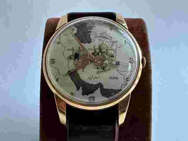 Rare Antique Men's Universal Persian Wrist Watch, 17 Jewels, #332, Working