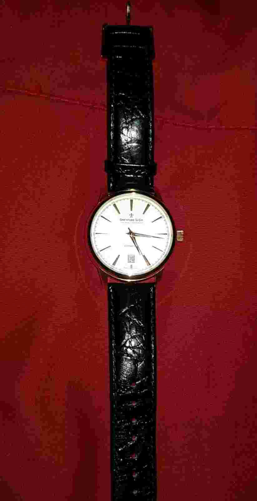 Mens Dreyfuss Co. 1890 Rose Gold Plated