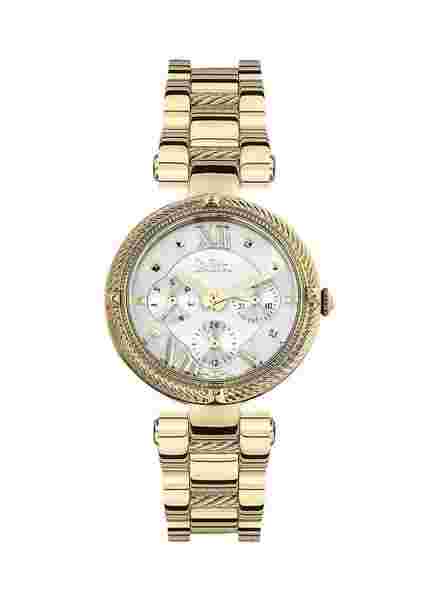 Leecooper Watch LC06512.120 Ladies Wrist Link Band Stainless Steel Tag Date 24h
