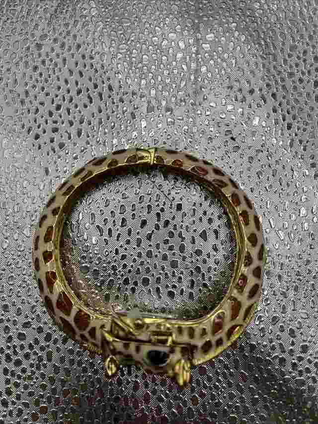 Kenneth Jay Lane K.J.L Giraffe Bangles Ladies Watch in Box