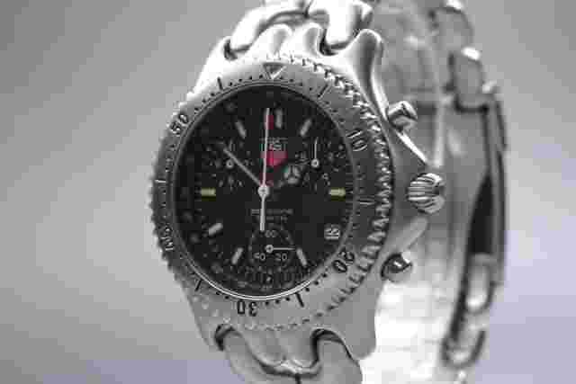 [Exc+5] TAGHeuer Professional CG1110-0 Black Dial Qz Men's Watch From JAPAN Y358