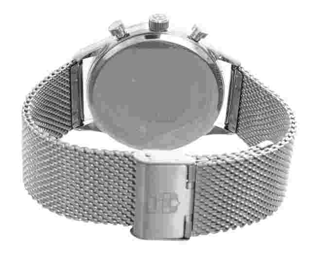 Vince Camuto Men's Blue Dial Stainless Steel Chronograph Watch VC/1134BLSV