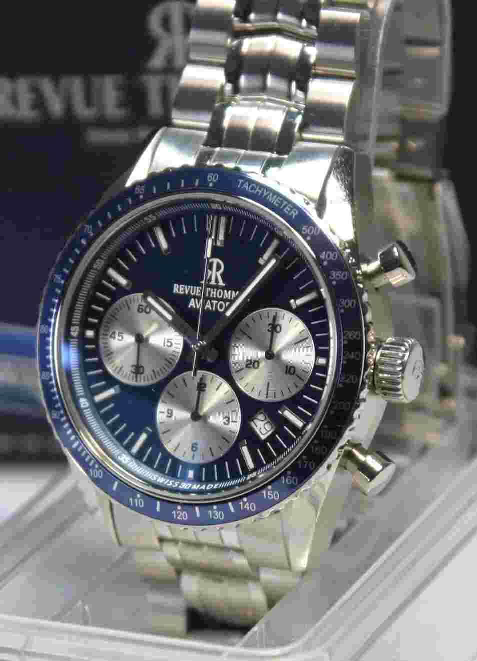 Blue Revue Thommen Aviator Chronograph Automatic Ref 17000.6135 Unworn