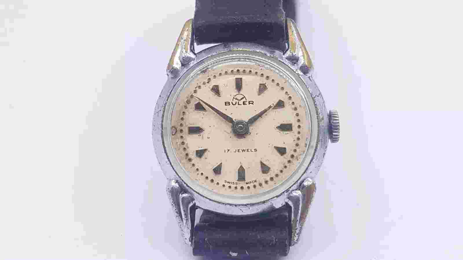 BULER Wrist Watch 17 Jewels Ladies Swiss Made