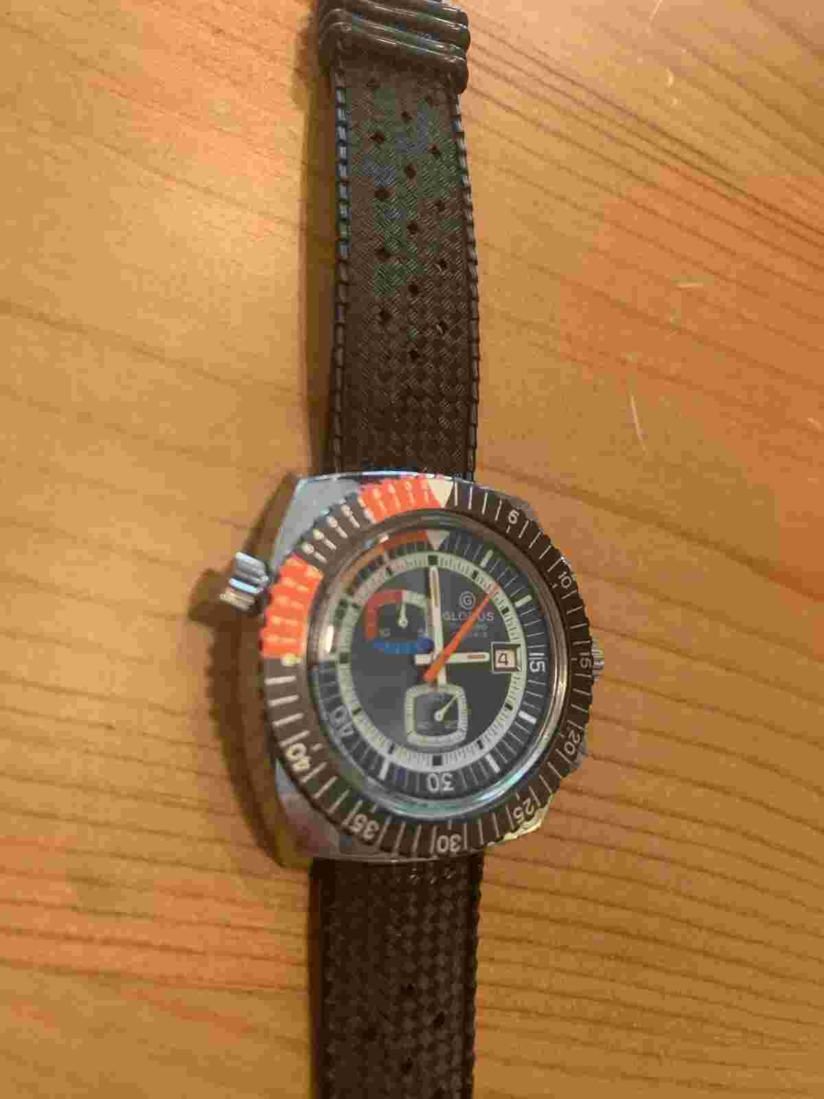 1960s-1970s Vintage Chronograph-Compressor Diver, Dual Bezel, Dual Crown