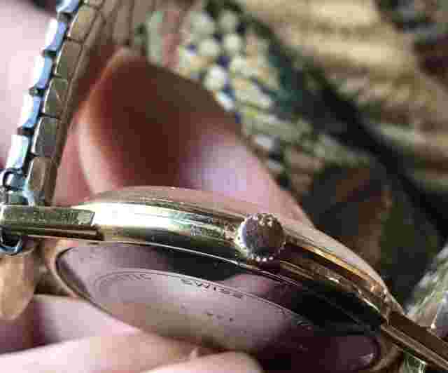 Vintage Thin "Germinal Voltaire"  Men's Wrist Watch GP  Swiss Made WORKING !!!!