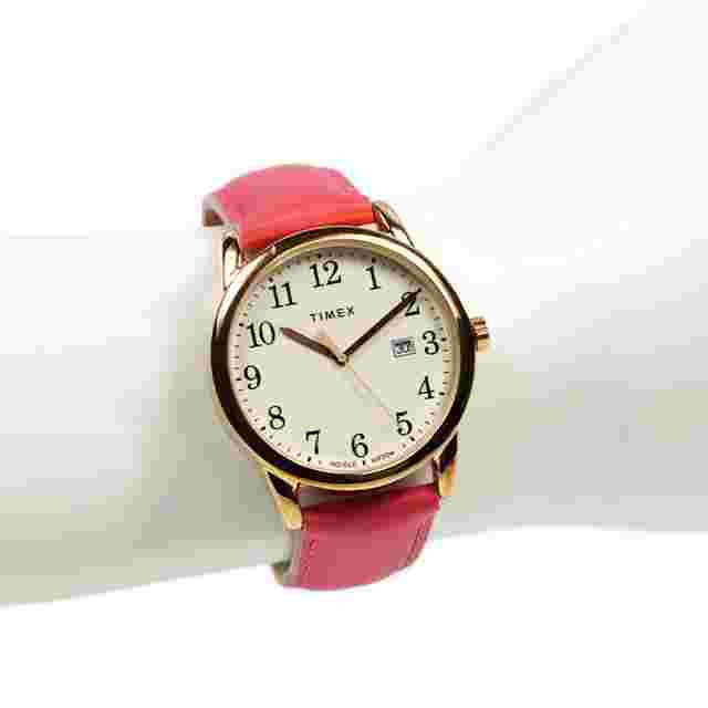 Timex Women's Easy Reader TW2R62500 Gold Leather Quartz Fashion Watch