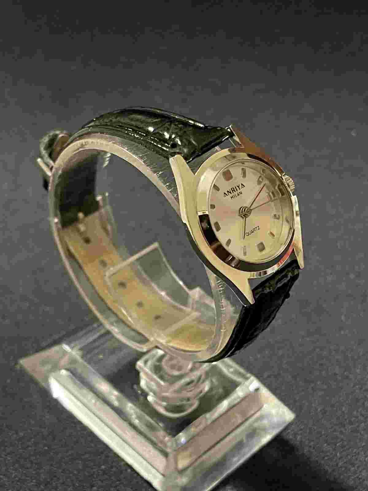 Anriya Milan Gold Tone Women’s Quartz Watch Untested