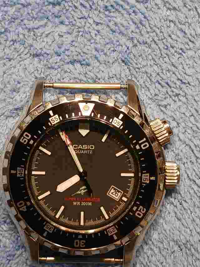Updated RARE Casio Marlin Mdv-102 Super Illuminator 200m Dive Watch