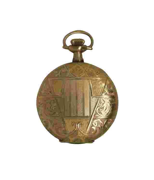 Antique Crown New York Standard Philadelphia Case 14k Gold Fill 7J Pocket Watch