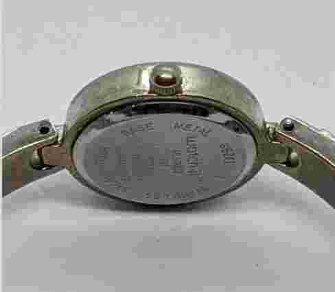 Vintage Watch-It Ladies Women's Watch Metal Band w/ Green Hearts - New Battery