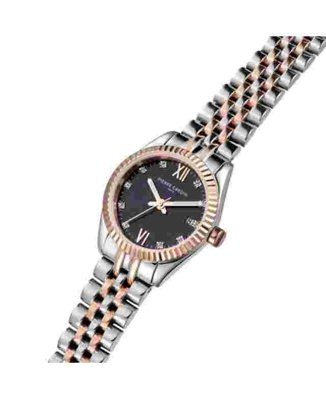PIERRE CARDIN Women Analog Quartz Casual Watch Classic Dress Black Dial Waterpro